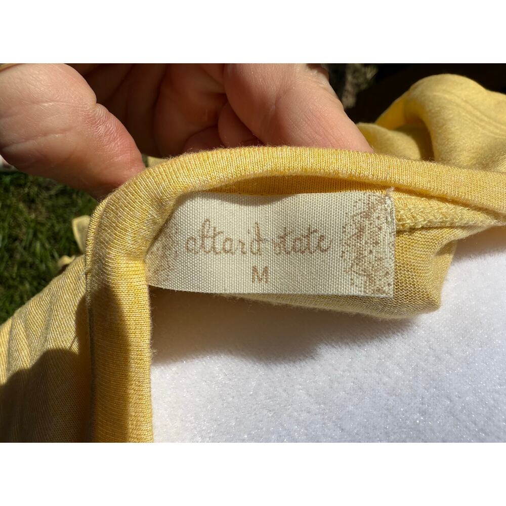 Altar'd State Ruffle Shirt Size Medium - Picture 4 of 5